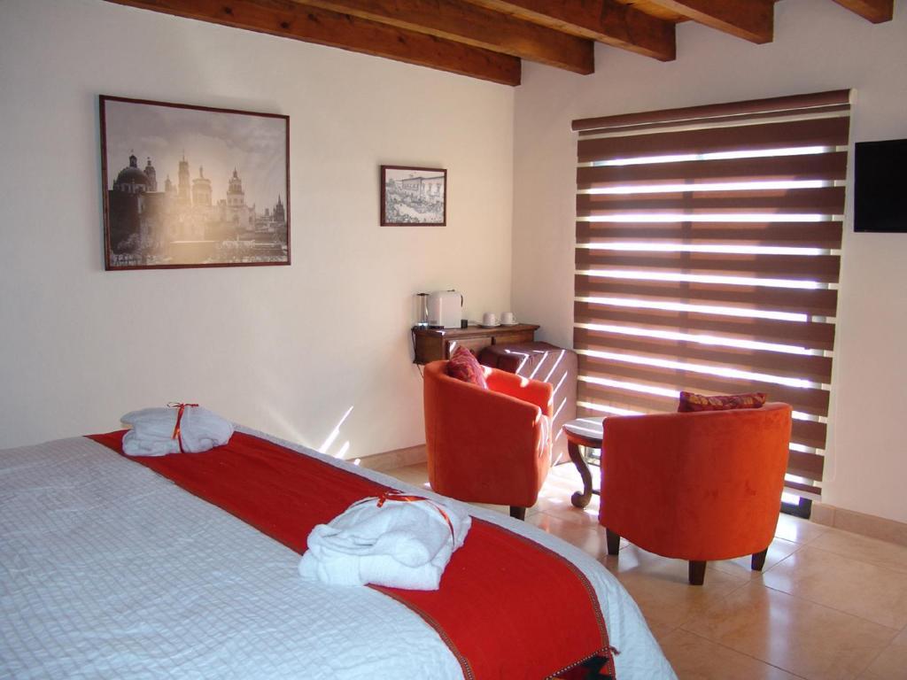 Casa Del Tio Hotel Boutique ซานมิเกล เด อาเญนเด ห้อง รูปภาพ A room at the hotel
