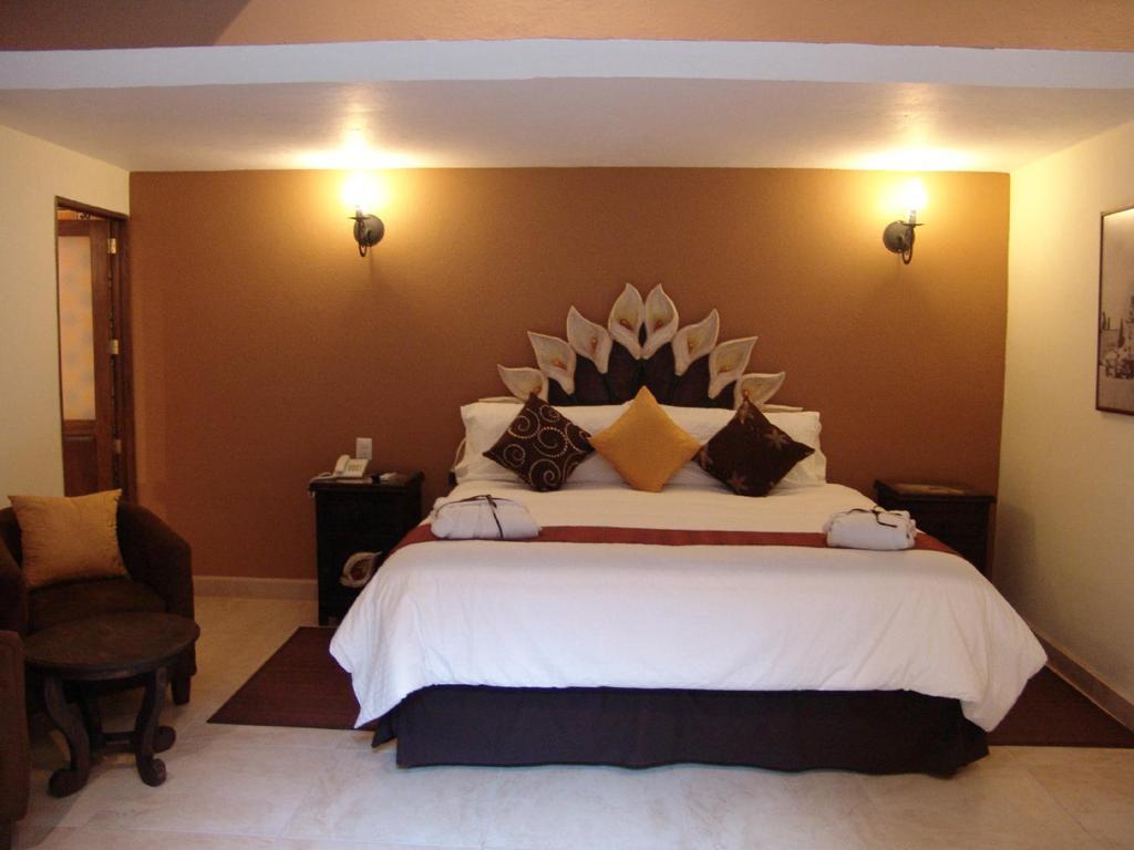 Casa Del Tio Hotel Boutique ซานมิเกล เด อาเญนเด ห้อง รูปภาพ A room at the hotel