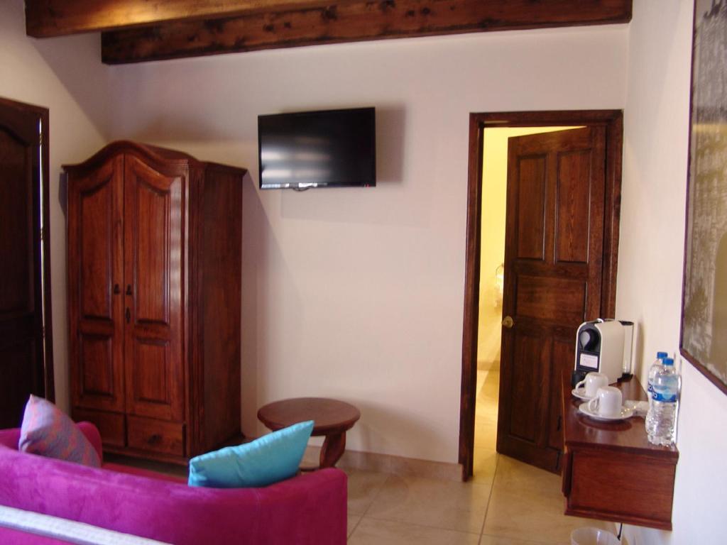 Casa Del Tio Hotel Boutique ซานมิเกล เด อาเญนเด ห้อง รูปภาพ A room at the hotel